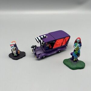 Hawthorne Village Nightmare Before Christmas Figurine Disney Lot Of 3